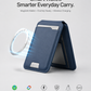 Smart MagSafe Wallet Made of Genuine Nappa Leather – with Apple Find My™ & Google Find Hub™, RFID Protection, and Wireless Charging.