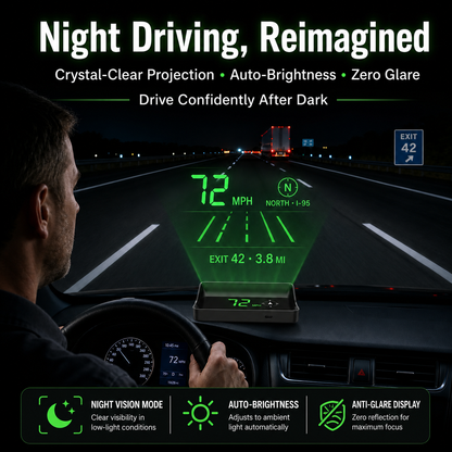 🚗50% OFF NOW! Head-Up Display Car GPS Digital Speedometer