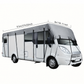 🚐Caravan & Motorhome Roof Cover – 210D Oxford with Secure Adjustable Straps