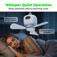 Rechargeable Ceiling Fan with LED Light