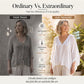 👕 LIMITED-TIME 50% OFF! ✨ Women's Lightweight Sun Protection Shirt – Deep V-Neck, Lantern Sleeves, Sheer Layer ☀️