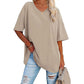 👕 LIMITED-TIME 50% OFF! 💥 Women's Casual Loose V-Neck T-Shirt – Soft, Breathable, Flowy Hem ✨