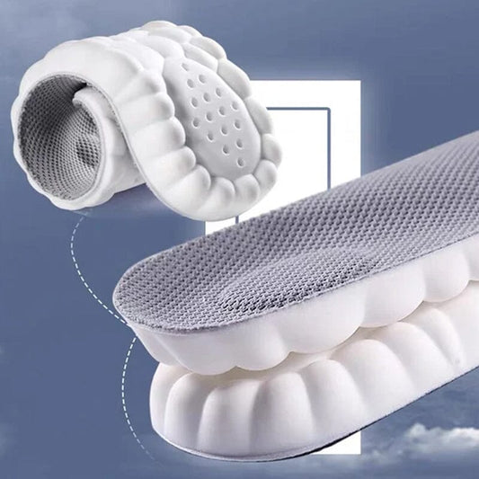 👣 Buy 2 Get 1 Free🔥 Comfortable U-shaped Thermal Insoles – Arch Support & Shock Absorption – Breathable Honeycomb & Pain Relief 🏃‍♂️