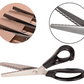 🥳2026 HOT SALE🥳💞50K+ SOLD! ✂️🧵 50% OFF! Serrated Sewing Scissors – zigzag blades stop fabric fraying. Ultra-sharp stainless steel cuts clean to the tip – perfect for quilting, sewing & crafts! 🪡✨
