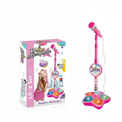 🎅Christmas Hot Sale 60% Off🎁 Microphone Toy, Karaoke Machine Toy with Light