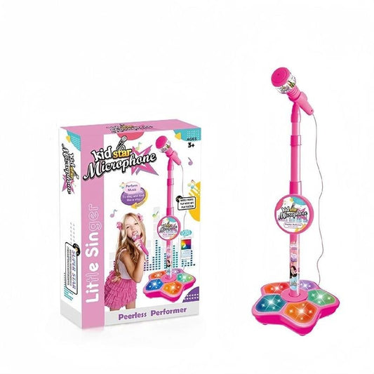 🎅Christmas Hot Sale 60% Off🎁 Microphone Toy, Karaoke Machine Toy with Light