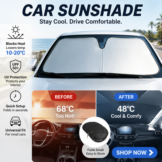🔥Car Sunshade Protect Your Car From The Heat