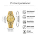 Men’s Honeycomb-Pattern Luminous Watch