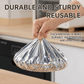🍽️Reusable Aluminum Foil Thermal Food Cover — Heat-Retaining, Washable & Freshness-Preserving Kitchen Essential