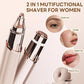 ⏰🔥LIMITED TIME 50% OFF! 💖 2-in-1 Facial Hair Remover & Eyebrow Trimmer – Precise, Gentle & Easy-to-Use for Smooth Skin ✨🌸