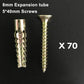 🔥It's on sale right now👉Upgraded Serrated Iron Expansion Screw💥50% off for a limited time ⏳ Hurry up and get one for your home!
