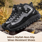 ⏰Limited-time offer: 50% discount👟Men's outdoor hiking boots Work boots – waterproof, slip-resistant, puncture-resistant, and break-resistant; proper arch support and wide toe cap – suitable for everyday wear and outdoor adventures