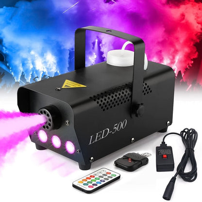 🔥Portable Fog Machine with LED Lights & Remote Control