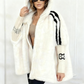 Women's Casual Hooded Zip-Up Plush Coat