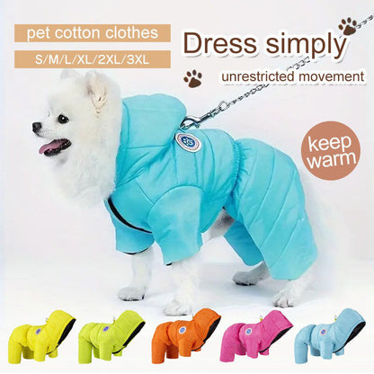 🐶 Cozy Dog Winter Suit | Christmas Sale 50% OFF | Full-Body Fleece Warmth, Easy Back Zipper & Non-Slip Grips | Keep Your Furry Friend Warm & Stylish This Winter! 🎄✨