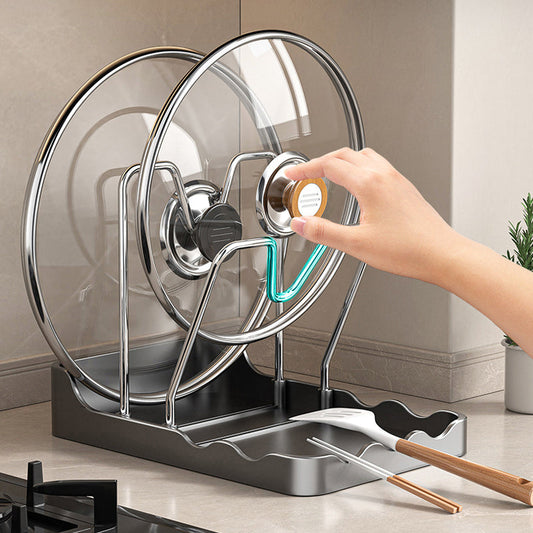 Multifunctional Pot Lid & Cutting Board Holder