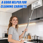 🧹 50% OFF! ✨ Telescopic Flat Dust Mop – Hands-Free Cloth Clamping, 358 Shark-Tooth Grip & Adjustable Stainless Steel Pole – Deep-Clean Ceilings, Walls & Floors 🏠