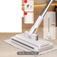 🧹 50% OFF! ✨ Telescopic Flat Dust Mop – Hands-Free Cloth Clamping, 358 Shark-Tooth Grip & Adjustable Stainless Steel Pole – Deep-Clean Ceilings, Walls & Floors 🏠