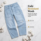 🌸 50% OFF NOW! 🌸Casual Barrel Leg Jeans with Patch Pockets