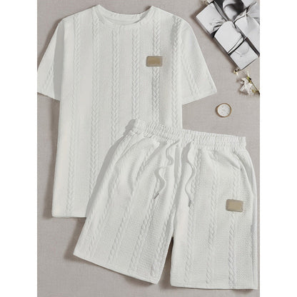 👕 LIMITED TIME: 50% OFF! 🔥 Men's Casual 2-Piece Loungewear Set – T-shirt & Shorts, Soft & Breathable Fabric, Solid Colors ✨