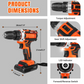 12V Cordless Drill Driver Set