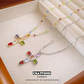 ✨ Buy 1 Get 1 Free! 💎 Colorful Rhinestone Cross Necklace – Dazzling Multicolor & Adjustable Chain – Lightweight Statement Piece 🌈