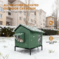 ⏳Time-Limited Special⏰All-Weather Elevated Outdoor Cat House – Waterproof, Thermal Lining, Foldable 🌧️