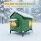 ⏳Time-Limited Special⏰All-Weather Elevated Outdoor Cat House – Waterproof, Thermal Lining, Foldable 🌧️