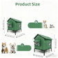 ⏳Time-Limited Special⏰All-Weather Elevated Outdoor Cat House – Waterproof, Thermal Lining, Foldable 🌧️