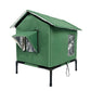 ⏳Time-Limited Special⏰All-Weather Elevated Outdoor Cat House – Waterproof, Thermal Lining, Foldable 🌧️