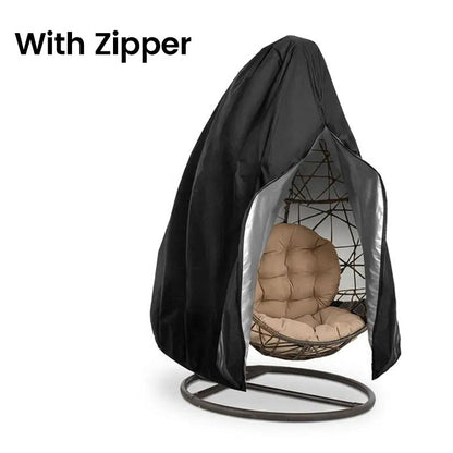 ⏰🔥LIMITED TIME 50% OFF! 🪑 Heavy-Duty Waterproof Hanging Egg Chair Cover – UV Resistant, Durable Oxford Cloth & Easy Zipper Installation ☀️✨