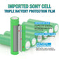 12000MAh Replacement Ryobi 18V Batteries with Indicator Light