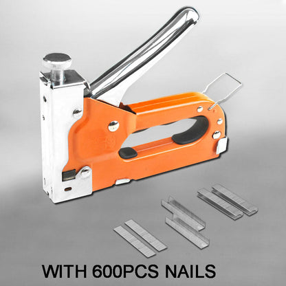 🛠️ 3 In 1 Staple Nail Tool ✅ Adjustable Power & 600 Nails Included | Fast DIY Woodworking Fixes 🔥 -50% TODAY ONLY