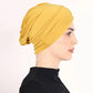 👒Buy 1 Get 1 Free!🌸Soft Stretch Turban Cap – Milk Silk Fabric & Anti-Slip Fit – Hair Volume Concealer – Multi-Use Under Scarf 🧣