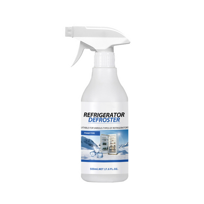 🥳2026 HOT SALE🥳💞50K+ SOLD!❄️💨 50% OFF! Rapid Refrigerator Defroster Spray – Instant frost melting, no scraping. Food safe, easy spray. Save time & energy. 🧊✨