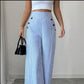 ⏳Time-Limited Special⏰High-Waist Striped Wide-Leg Trousers