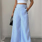 ⏳Time-Limited Special⏰High-Waist Striped Wide-Leg Trousers