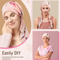 👒 LIMITED-TIME 50% OFF! ✨ Women's Floral Print Pre-Tied Head Scarf Turban – Soft, Elastic, Versatile 🌸
