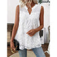 ⏳Time-Limited Special⏰Women’s Chic Floral Lace Sleeveless Shirt