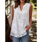 ⏳Time-Limited Special⏰Women’s Chic Floral Lace Sleeveless Shirt