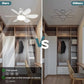 🔥50%OFF🎁2-IN-1 PORTABLE CEILING FAN & LIGHT with Remote Control