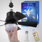🔥50%OFF🎁2-IN-1 PORTABLE CEILING FAN & LIGHT with Remote Control
