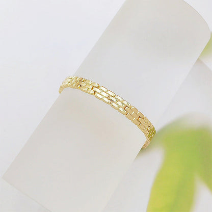 ✨ LIMITED-TIME 50% OFF! ✨ Geometric Link Bracelet – Minimalist, Modern, Dainty 🔷