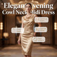 📢📢40% OFF !! ⏰ Women’s Sleeveless Cowl Neck Midi Dress – Elegant, Chic & Effortless ✨