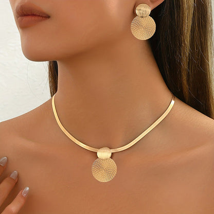 💫 LIMITED-TIME 50% OFF! ✨ Modern Geometric Jewelry Set – Gold-Plated, Lightweight, Chic 🔶