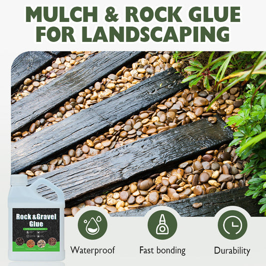 Mulch & Rock Glue for Landscaping