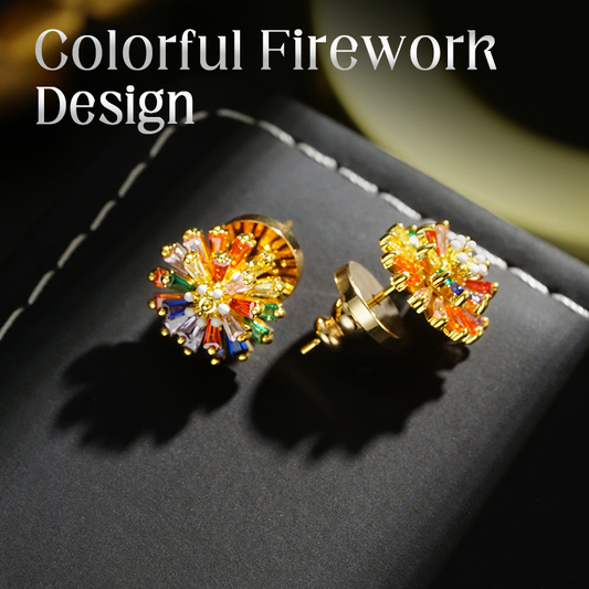 🔥While Supplies Last 40% OFF!🎉 Colorful Firework Stud Earrings for Women