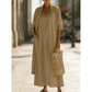 Women's Casual Dress & Cardigan 2-Piece Set