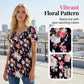 🌸Women’s Flowy Floral Button-Up Tee – Casual, Breezy, Versatile