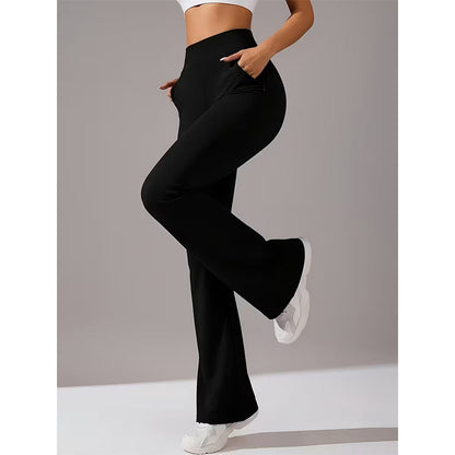 🧘‍♀️ LIMITED-TIME 50% OFF! ✨ Women's Stretchy Bootcut Yoga Pants – Flattering, Ultra-Flexible, Pockets Included